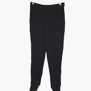 Michael Stars Black Cotton Gauze Jogger Pants Women's small minimal casual comfy